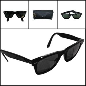 Ray-Ban RB2140 Original Wayfarer Classic Sunglasses with Black Frame, 54mm